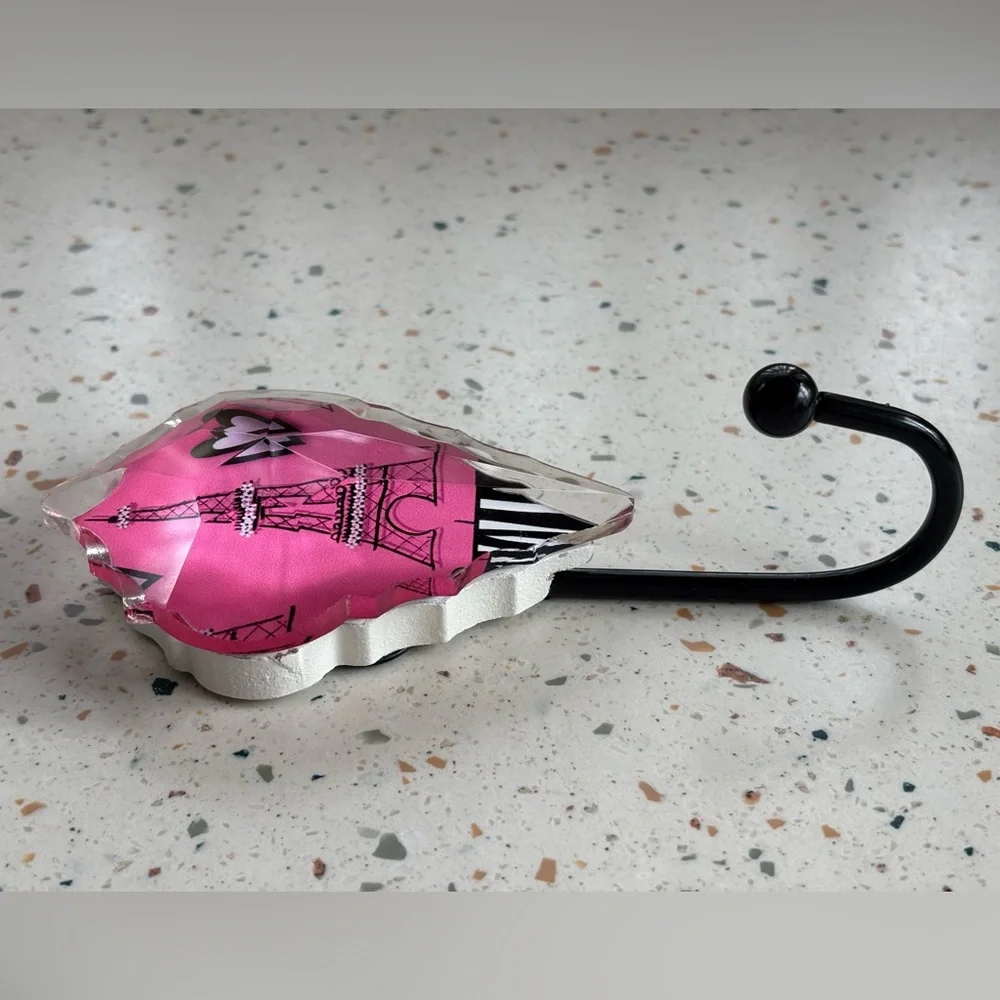 Paris Eiffel‎ Tower Wall Hook Pink Acrylic Decorative Hook Hobby Lobby